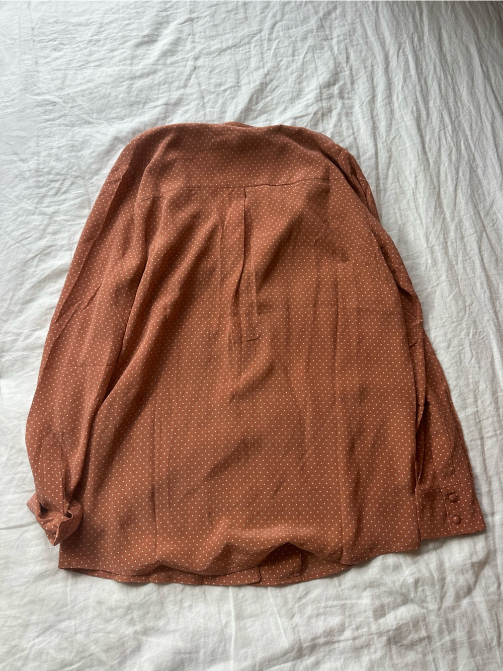 Sezane Polka Polka Dot Long Sleeve Top - Picture 6 of 6
